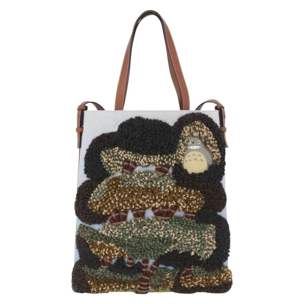 Loewe x Studio Ghibli My Neighbor Totoro Tote Bag Brown